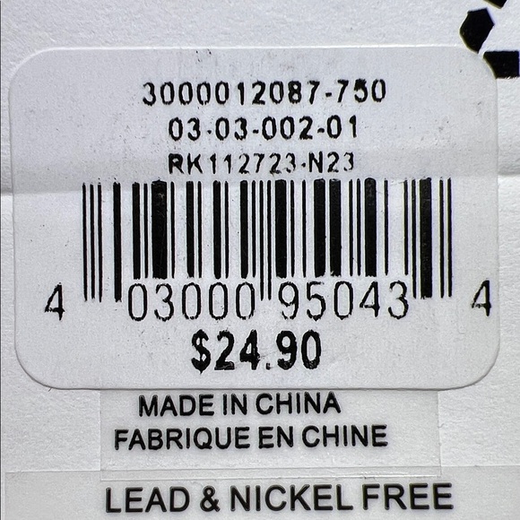 NWT Ricki’s Chunky Gold Chain Necklace • 14K Gold Plated • Toggle Clasp - Picture 5 of 5